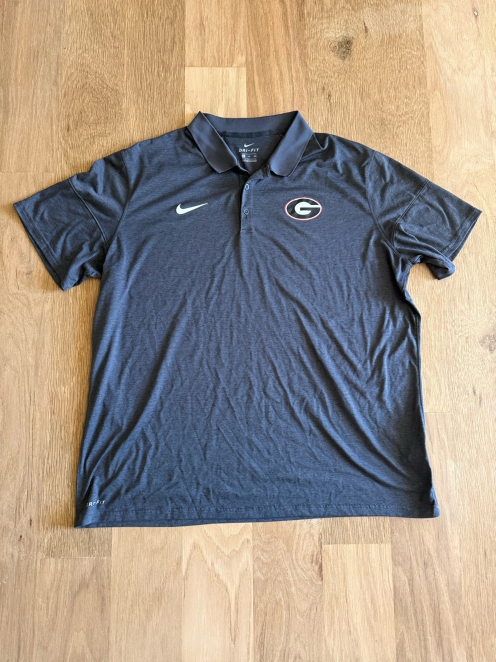 Nike Black Georgia Bulldogs Dri-FIT Polo